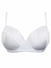32C 34B 34C 36A 36C Balcony Bra White Satin Underwired Lightly Padded La Senza