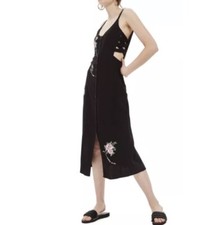 Topshop Embroidered Dress uk 6
