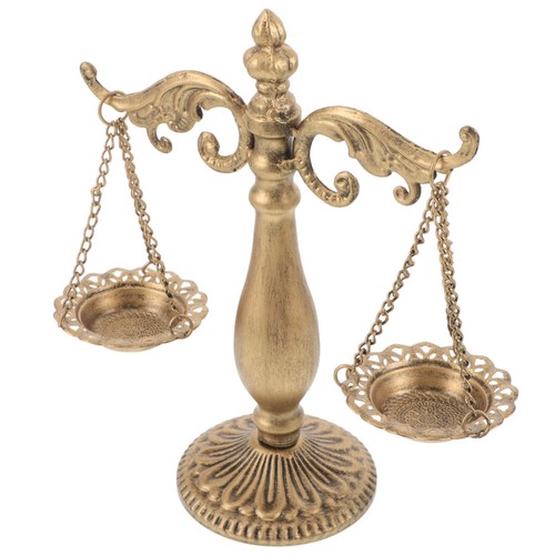 Retro libra scale - scale, statue