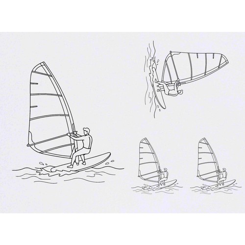 Windsurfer activity - 4, activity'