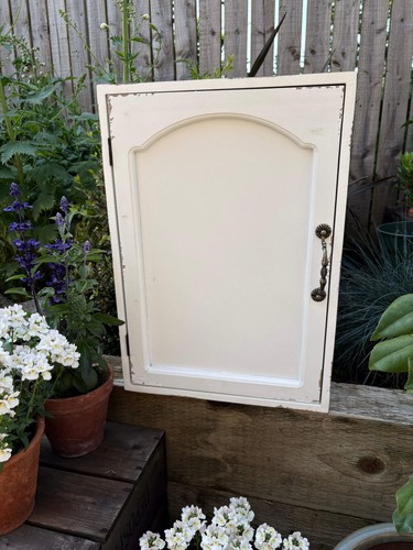 White shabby wall unit - shabby,
