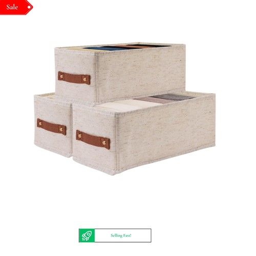 Set linen fabric storage - 3,