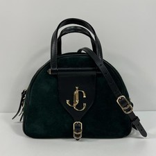 JIMMY CHOO JC Logo Suede Hand
