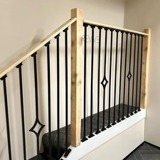 Diamond Solid Wrought Iron