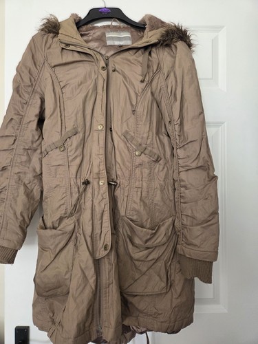 Next camel colour parka - camel, size