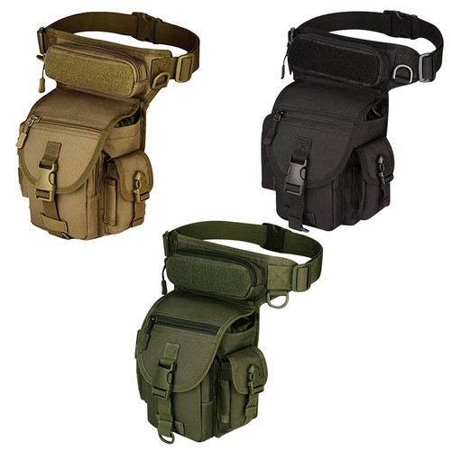 Tactical drop leg bag thigh - tactical,