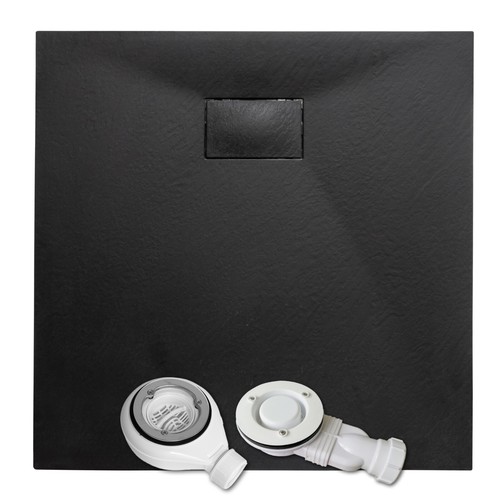 Smc black shower - shower, trays