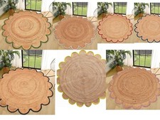 Bohemian Rug Jute Round Carpet