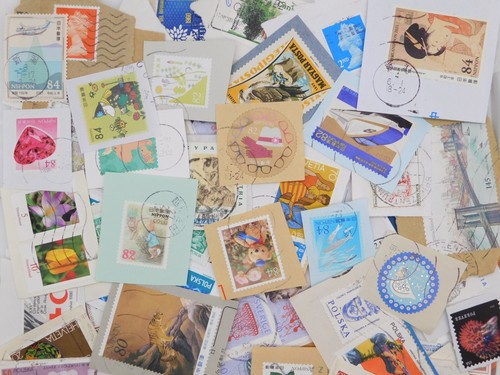 Stamp world wide 200g lot - world,