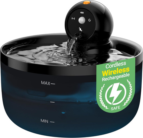 Cat water fountain - cat,