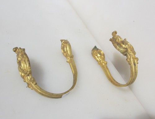 Antique brass curtain tie - antique,