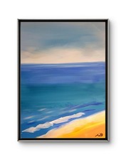 BEACH LANDSCAPE WALL ART 12x16