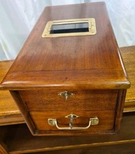 Edwardian Mahogany Till