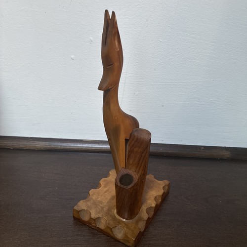 Vintage teak gazelle pen - vintage,