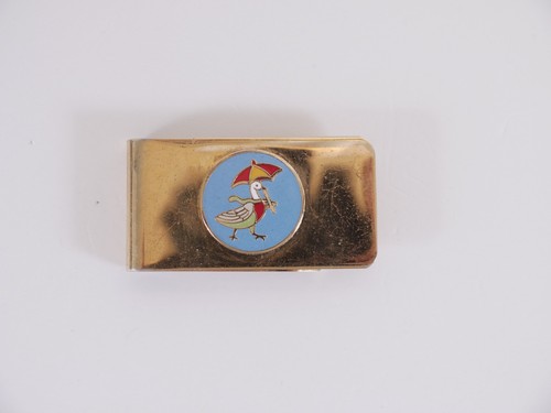 Gold tone plated brass money - plated,