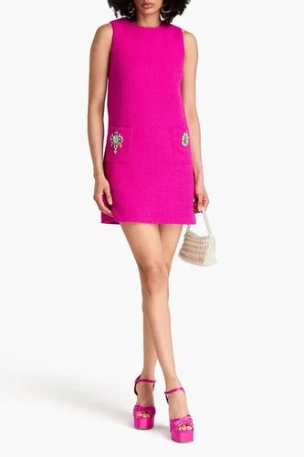 Bnwt moschino fuchsia - fuchsia, crystal