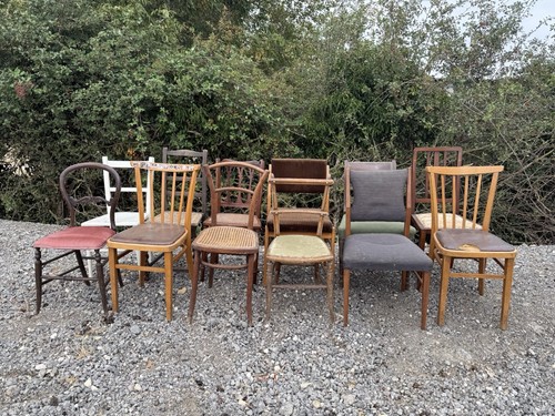 Job lot vintage chairs for - job,