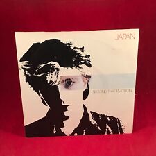 JAPAN I Second That Emotion 1982 UK 7" vinyl single original David Sylvian 45  ~