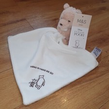 Marks And Spencer M&S Winnie The Pooh Comforter Hand In Hand We Go 01794793