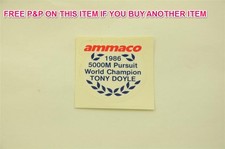 AMMACO TONY DOYLE RACING BIKE TRANSFER, DECAL ,STICKER GENUINE 1986 MADE NOS