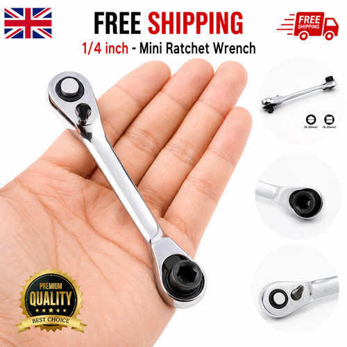 Mini 4inch double ended - 1/4inch,