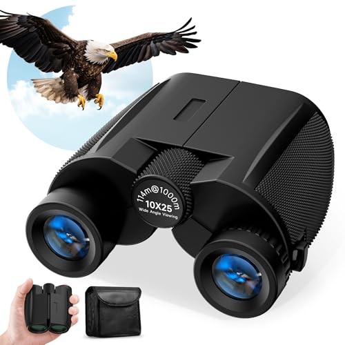 10x25 compact binoculars - 10x25, for