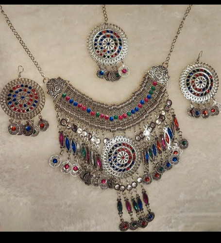 Afghan kuchi tribal jewellery - afghan,
