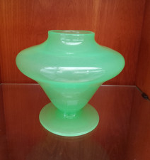 Art Deco Uranium Glass Vase ~