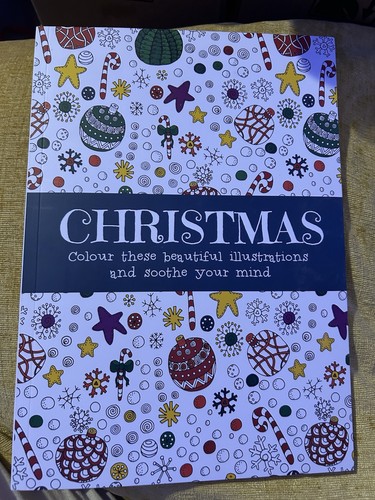 Adult colouring book christmas - adult,