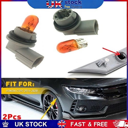 2pcs gray side marker light - gray,