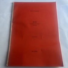 Franco Donatoni ECO, Hugh Wood Special Order Edition Piano Concerto Full Score.