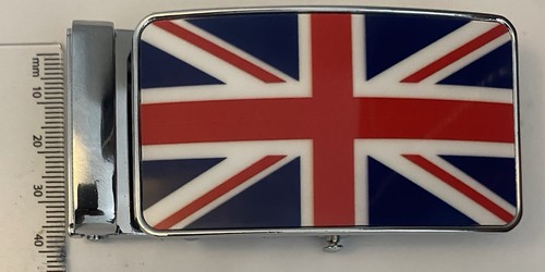 Union jack metal belt buckle - union,