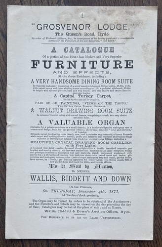 Antique isle wight 1873 - antique,