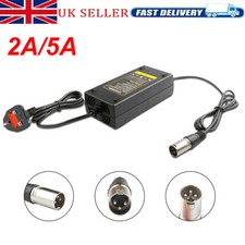 24V Mobility Scooter Wheelchair Battery Charger 2A/5A Amp XLR Scooter Charger UK