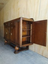 Refinished Dark Oak Sideboard