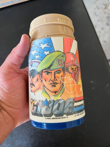 Vintage 1989 joe lunchbox - vintage,