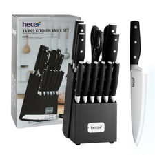 14PCS Kitchen Knife Block Set