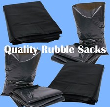 Strong Black Rubble Sacks