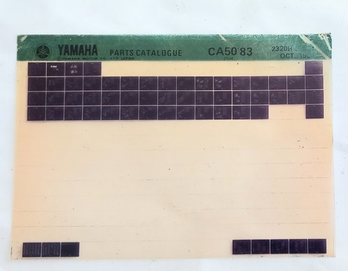 Yamaha scooter ca50 - yamaha,