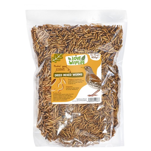 Norfolk feeds dried worms 5ltr - norfolk,