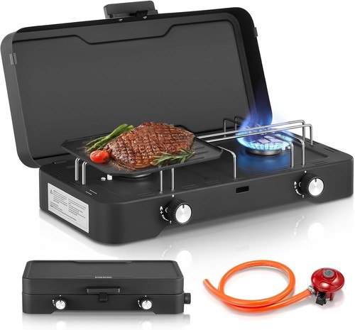 Fohere burner camping stove - 2-burner,