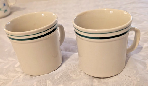 Blue striped ceramic - blue,