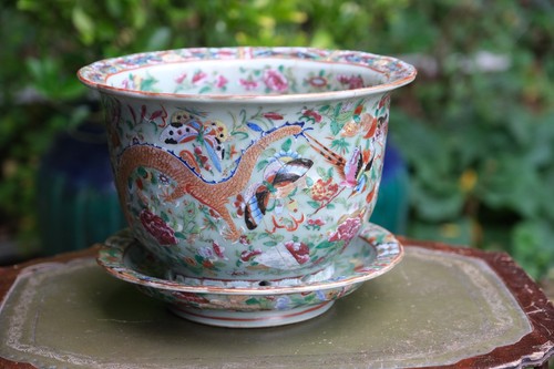 Chinese canton celadon famille - canton,