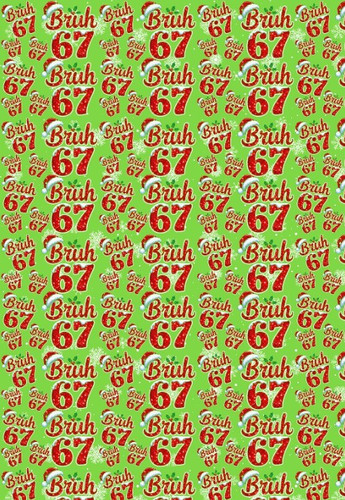 Six seven christmas wrapping - seven,