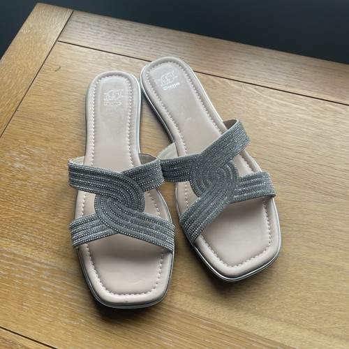 Ladies dune silver - ladies, embellished