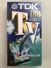 Blank VHS 180 Minutes 3 Hours