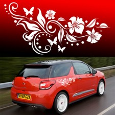 Butterfly Flower Vinyl Car