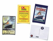 R.M.S TITANIC POSTCARDS SET OF