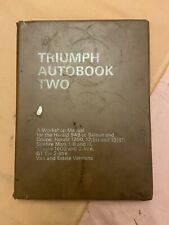 Triumph Auto Book Two Workshop Manual Herald 948 Saloon Coupe Spitfire Mk1,2,3 