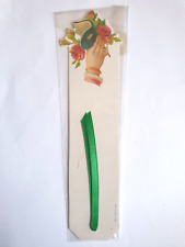 Victorian Bookmark Hand with Mask Pink Roses Flowers Sue Boettcher Cards SEALED